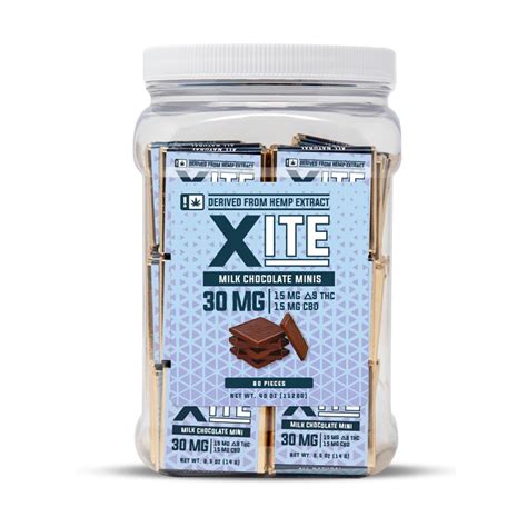 30 MG Total Per Piece: 15 MG Delta 9 THC | 15 MG CBD. . Xite milk chocolate minis review